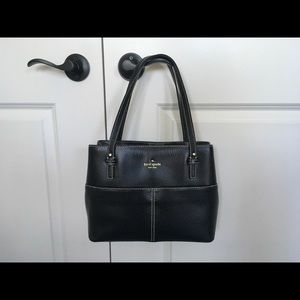 Kate Spade black leather bag